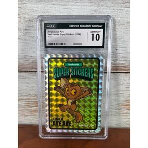 Garyvee Veefriends Road to Veecon Amped Aye Aye Gold /10 Super Sticker CGC 10